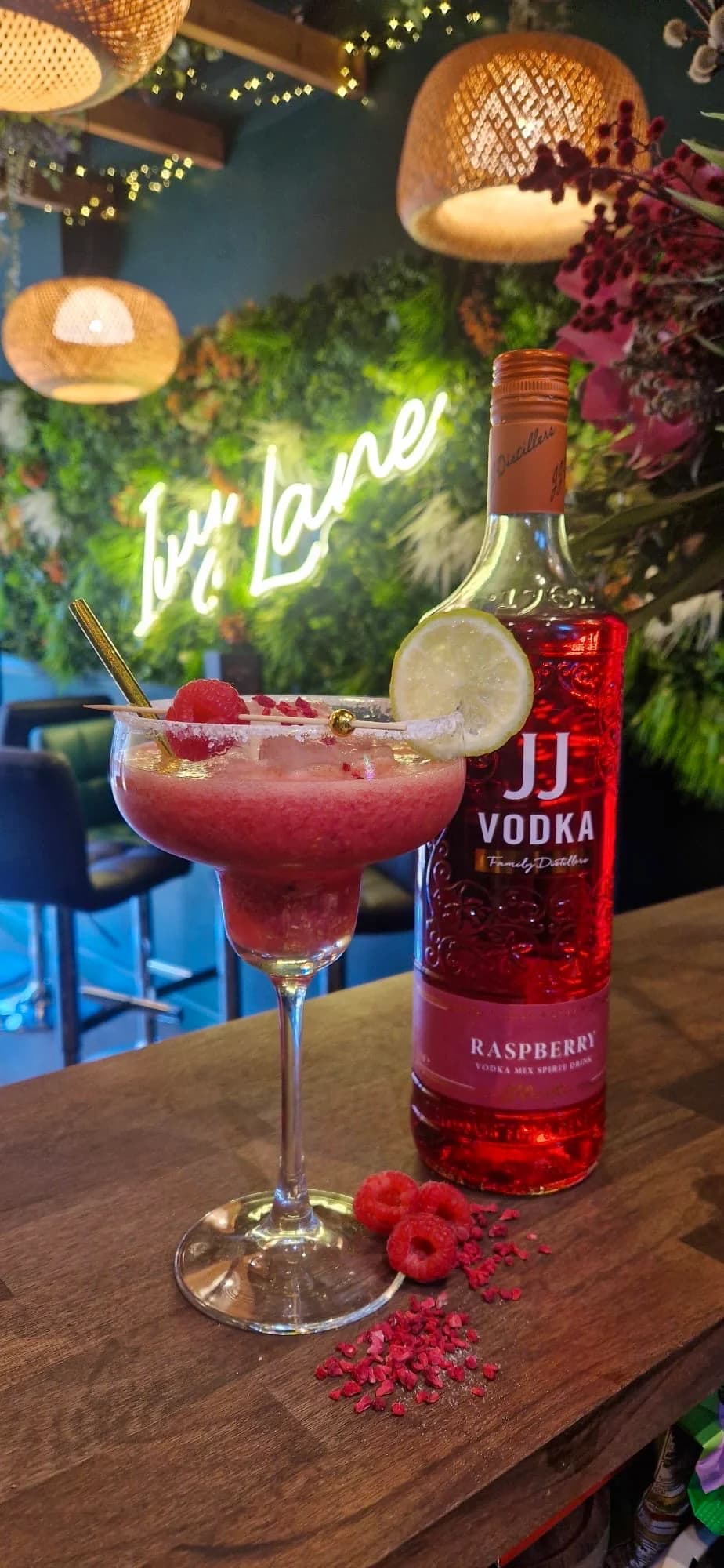 Raspberry Vodka Cocktail