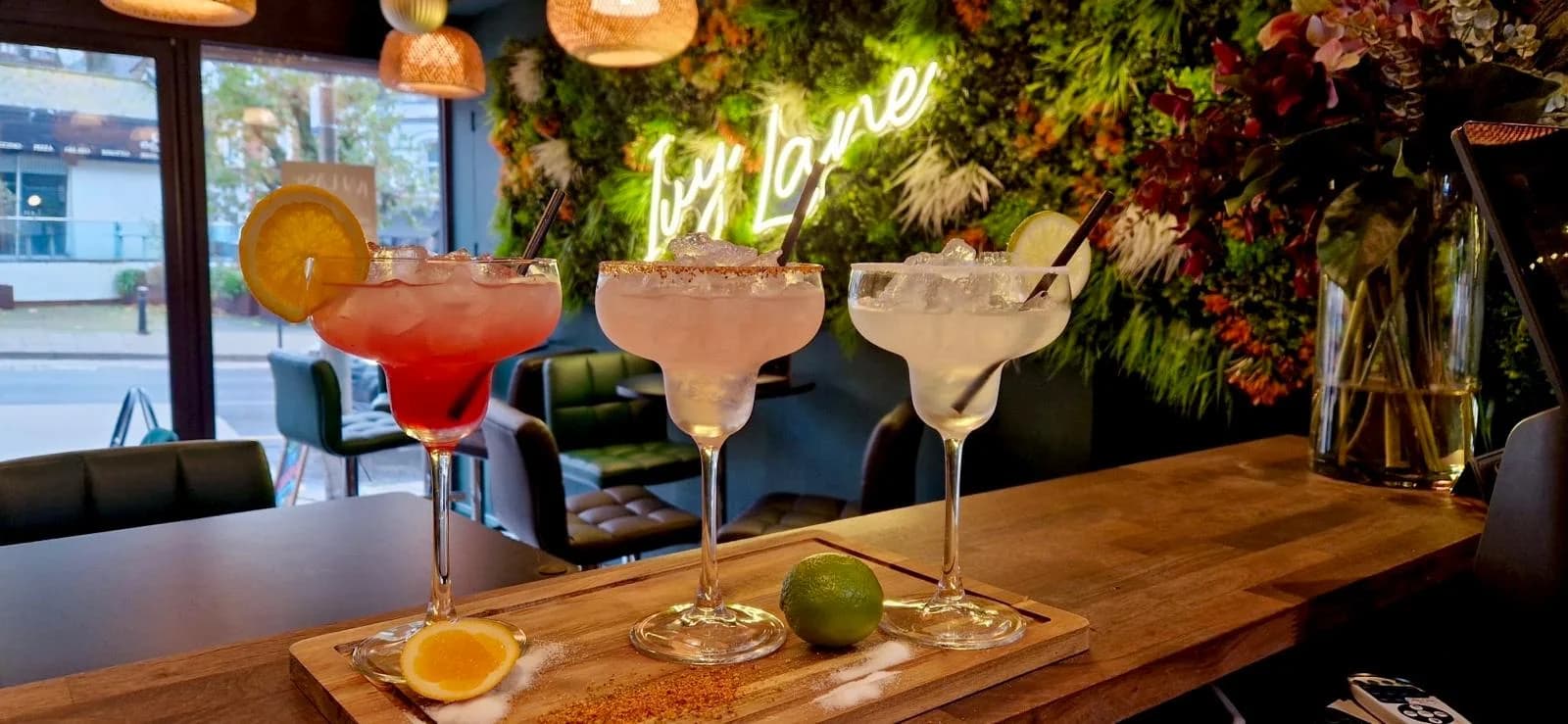Cocktails on the Bar